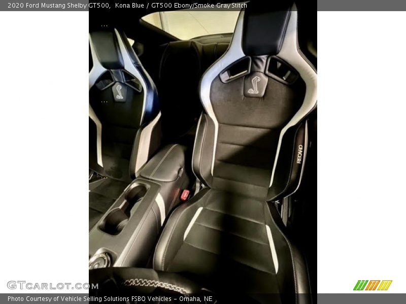 Kona Blue / GT500 Ebony/Smoke Gray Stitch 2020 Ford Mustang Shelby GT500