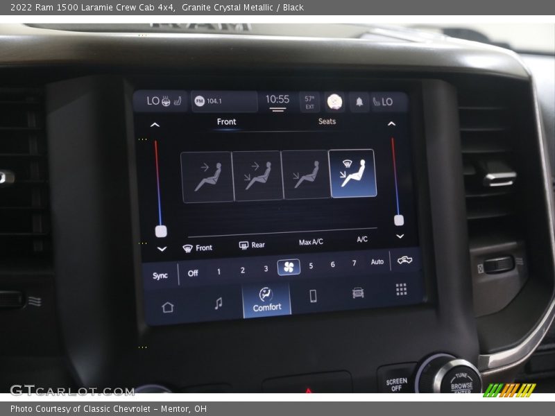 Granite Crystal Metallic / Black 2022 Ram 1500 Laramie Crew Cab 4x4