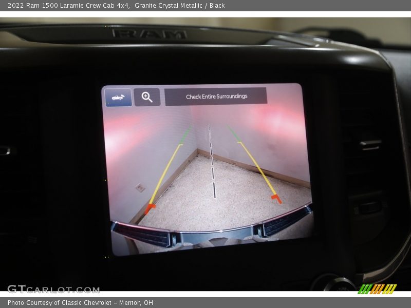 Granite Crystal Metallic / Black 2022 Ram 1500 Laramie Crew Cab 4x4