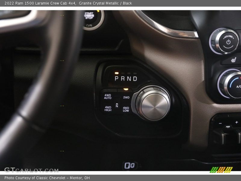 Granite Crystal Metallic / Black 2022 Ram 1500 Laramie Crew Cab 4x4