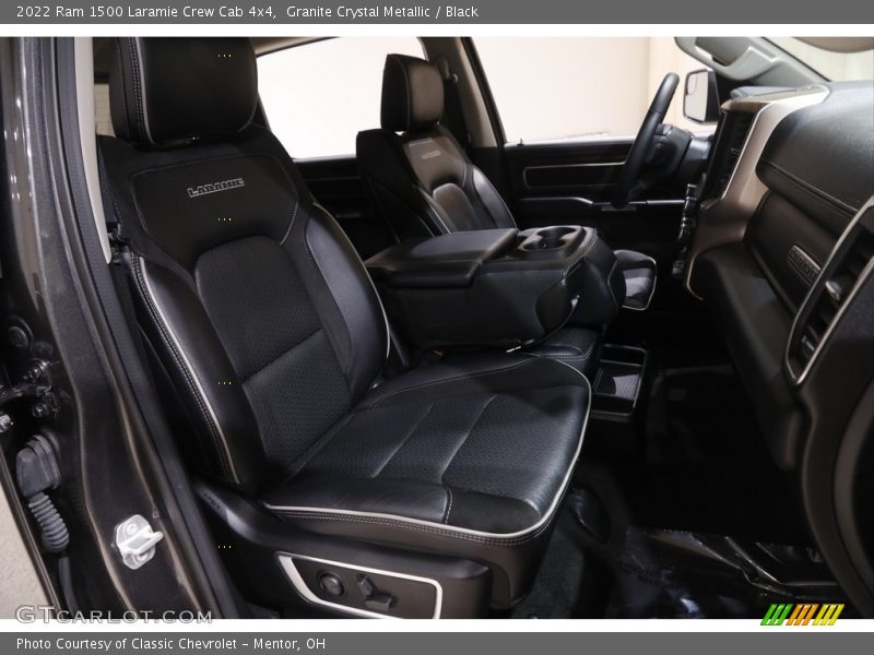 Granite Crystal Metallic / Black 2022 Ram 1500 Laramie Crew Cab 4x4