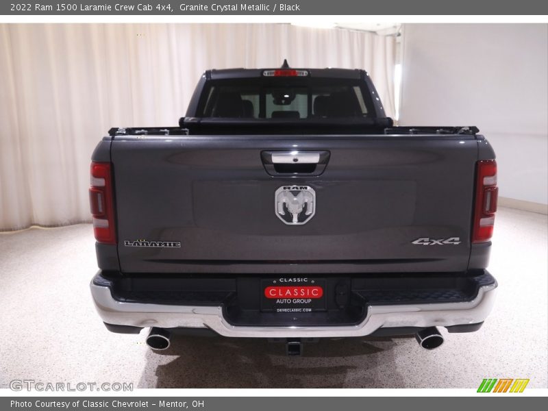 Granite Crystal Metallic / Black 2022 Ram 1500 Laramie Crew Cab 4x4