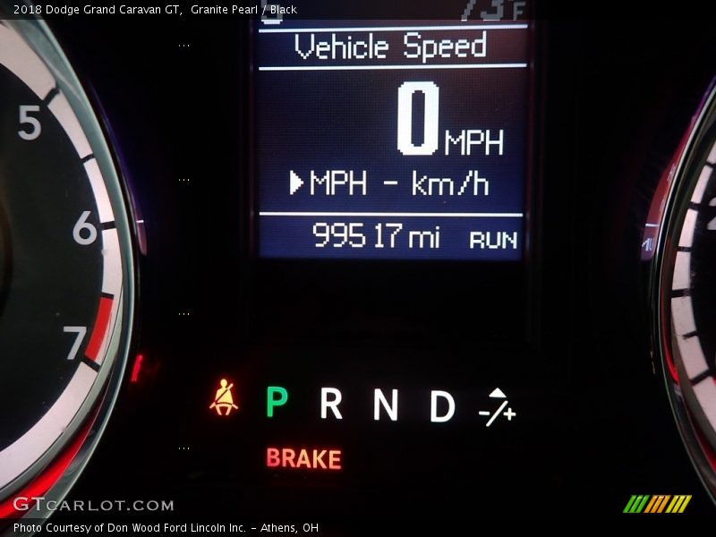 Granite Pearl / Black 2018 Dodge Grand Caravan GT