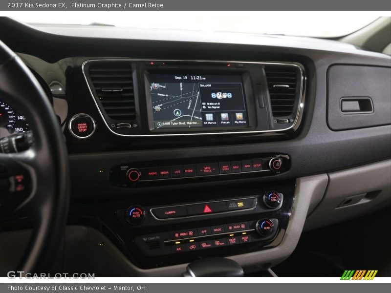 Controls of 2017 Sedona EX