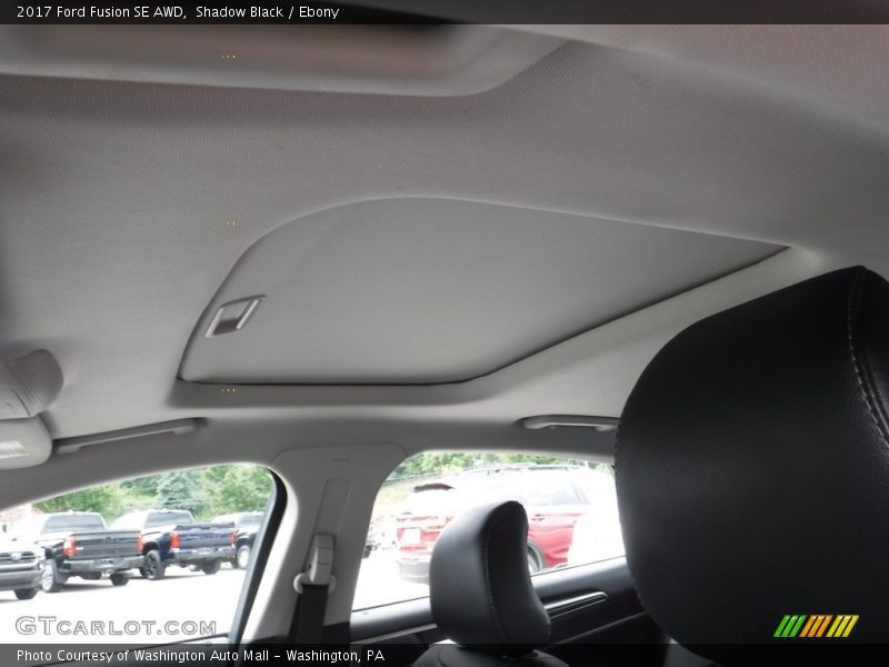 Shadow Black / Ebony 2017 Ford Fusion SE AWD