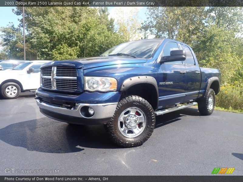 Front 3/4 View of 2003 Ram 2500 Laramie Quad Cab 4x4