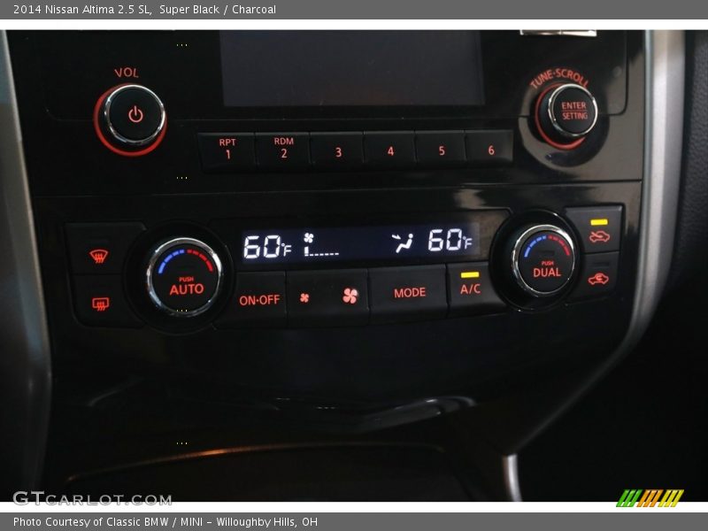 Super Black / Charcoal 2014 Nissan Altima 2.5 SL