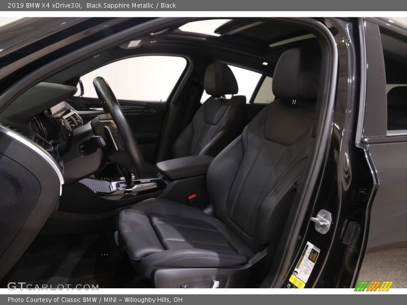 Black Sapphire Metallic / Black 2019 BMW X4 xDrive30i