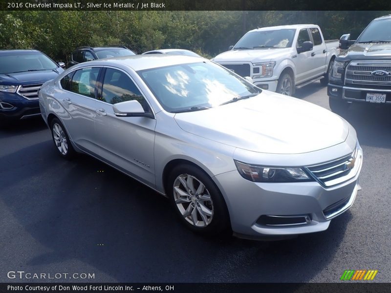 Silver Ice Metallic / Jet Black 2016 Chevrolet Impala LT