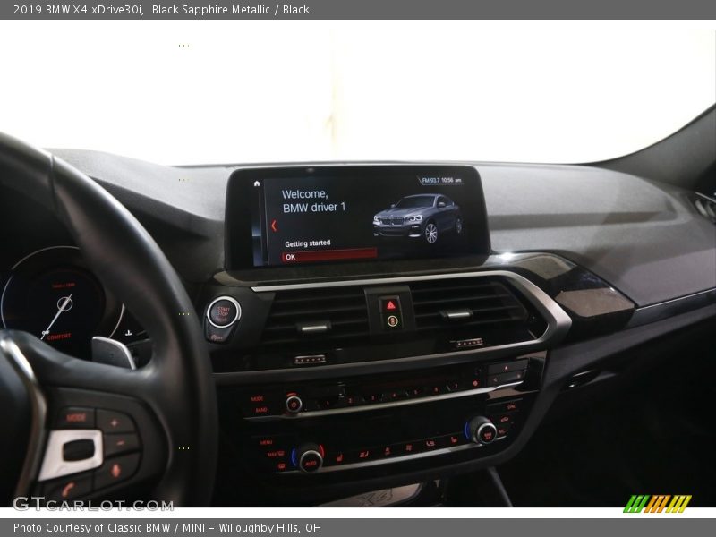 Black Sapphire Metallic / Black 2019 BMW X4 xDrive30i