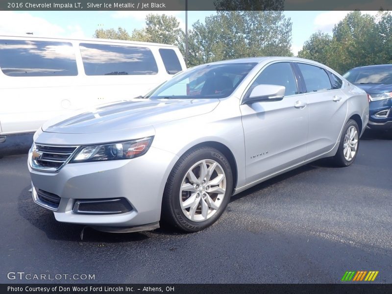 Silver Ice Metallic / Jet Black 2016 Chevrolet Impala LT