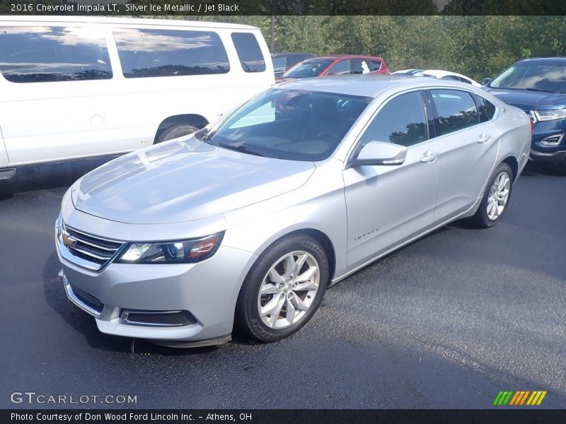 Silver Ice Metallic / Jet Black 2016 Chevrolet Impala LT