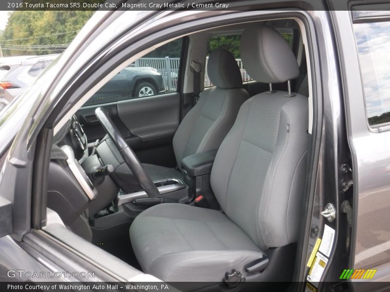 Magnetic Gray Metallic / Cement Gray 2016 Toyota Tacoma SR5 Double Cab