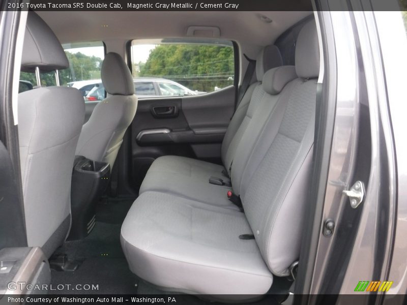 Rear Seat of 2016 Tacoma SR5 Double Cab