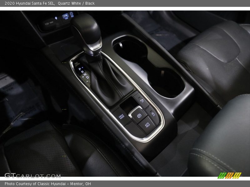 Quartz White / Black 2020 Hyundai Santa Fe SEL