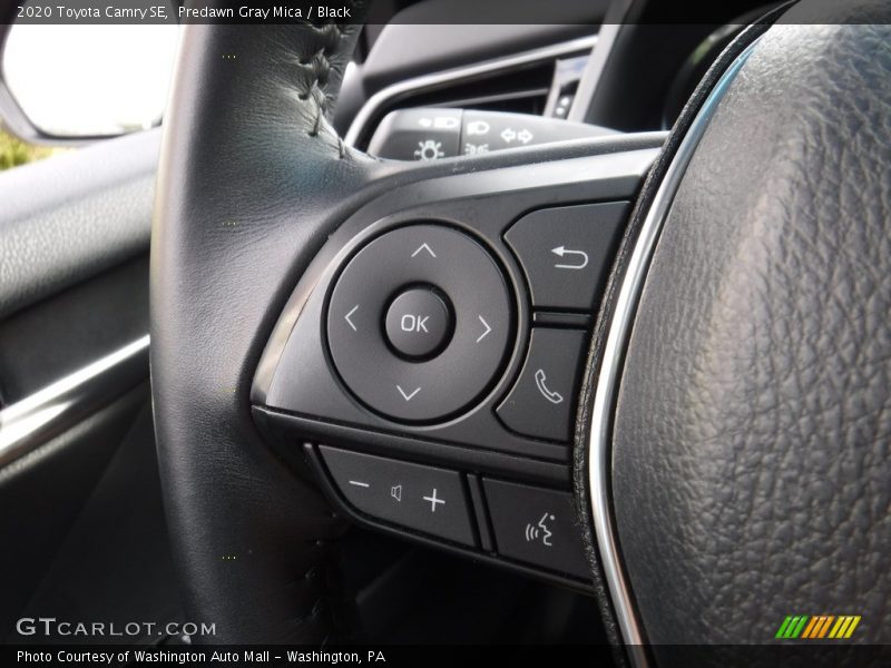 Predawn Gray Mica / Black 2020 Toyota Camry SE