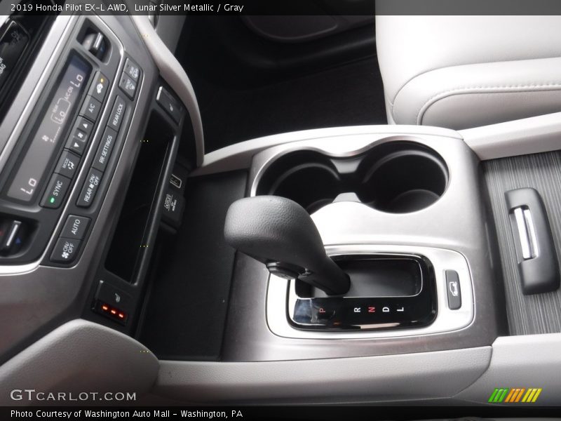 Lunar Silver Metallic / Gray 2019 Honda Pilot EX-L AWD