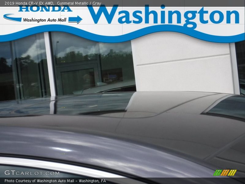 Gunmetal Metallic / Gray 2019 Honda CR-V EX AWD