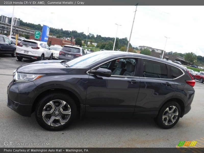 Gunmetal Metallic / Gray 2019 Honda CR-V EX AWD