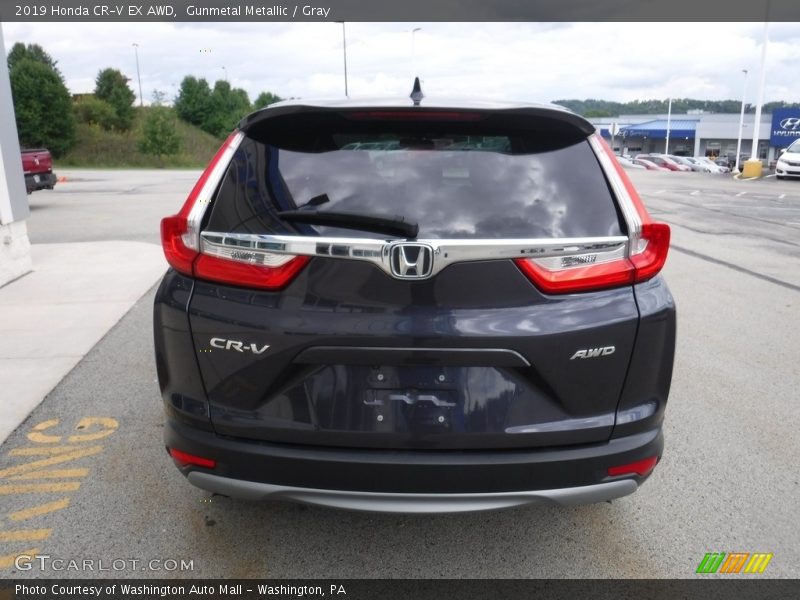 Gunmetal Metallic / Gray 2019 Honda CR-V EX AWD