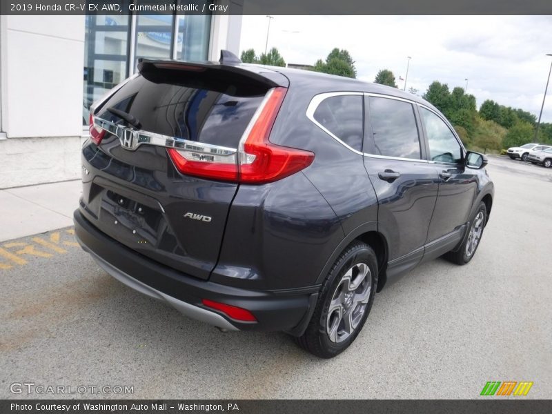 Gunmetal Metallic / Gray 2019 Honda CR-V EX AWD