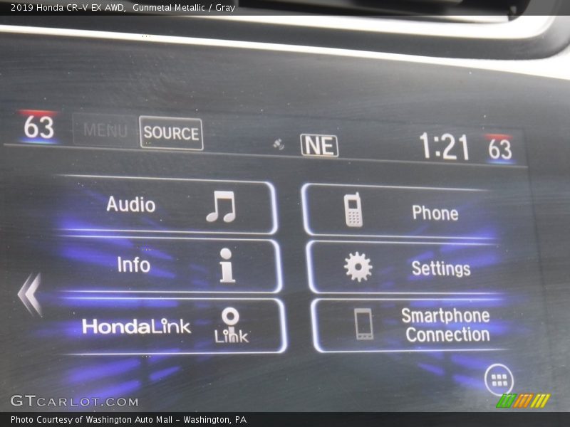 Gunmetal Metallic / Gray 2019 Honda CR-V EX AWD