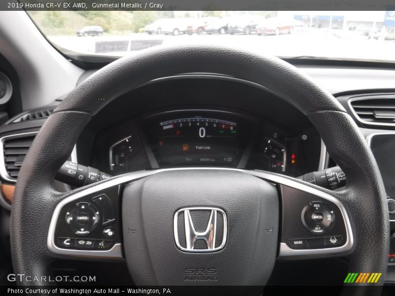 Gunmetal Metallic / Gray 2019 Honda CR-V EX AWD