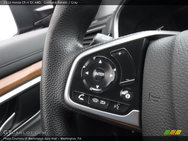 Gunmetal Metallic / Gray 2019 Honda CR-V EX AWD