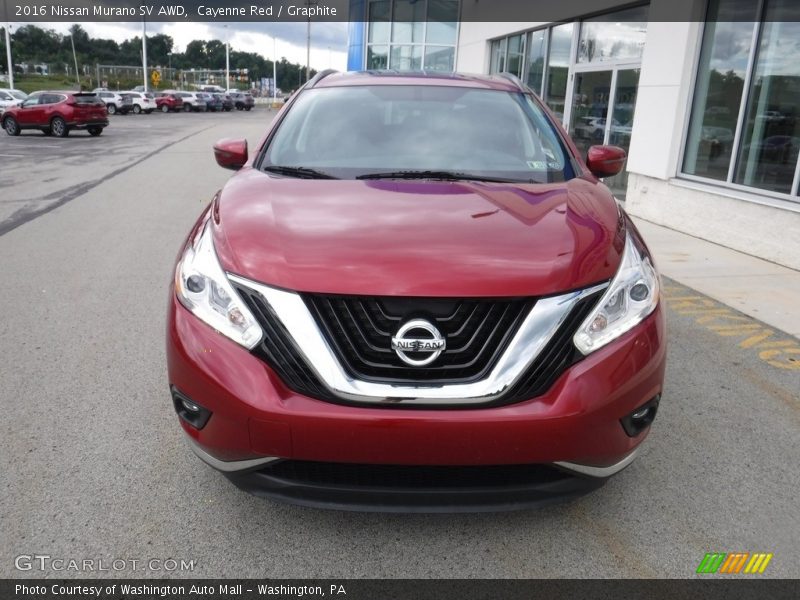 Cayenne Red / Graphite 2016 Nissan Murano SV AWD