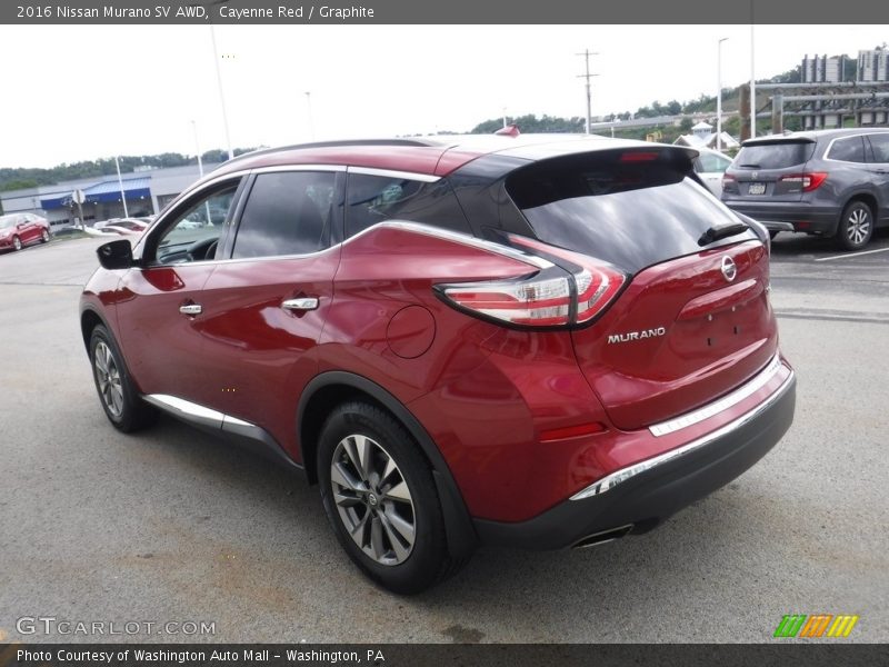 Cayenne Red / Graphite 2016 Nissan Murano SV AWD