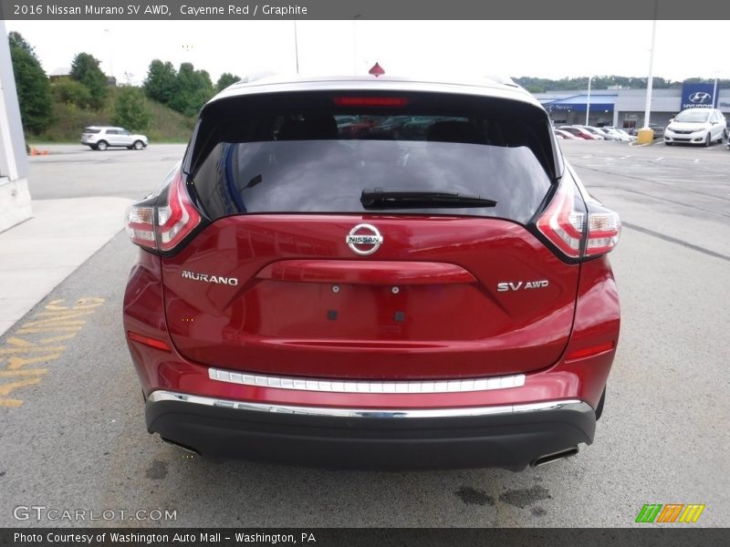Cayenne Red / Graphite 2016 Nissan Murano SV AWD