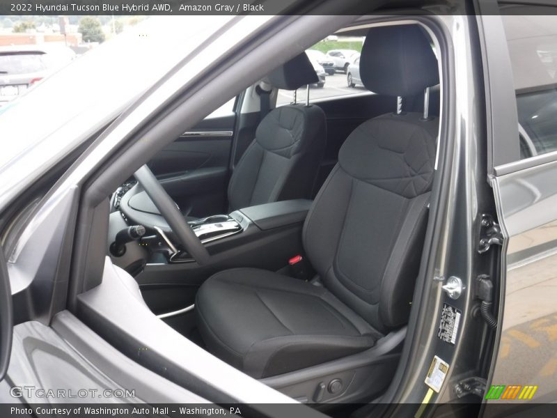 Amazon Gray / Black 2022 Hyundai Tucson Blue Hybrid AWD