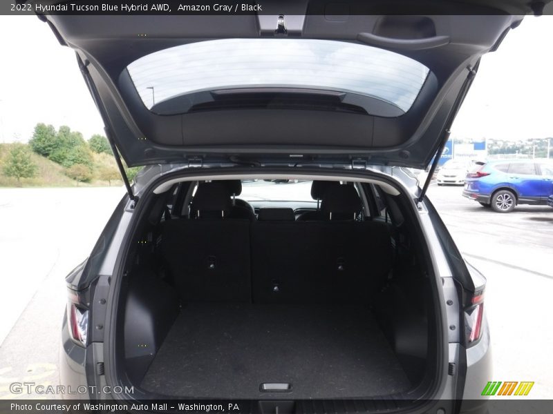 Amazon Gray / Black 2022 Hyundai Tucson Blue Hybrid AWD