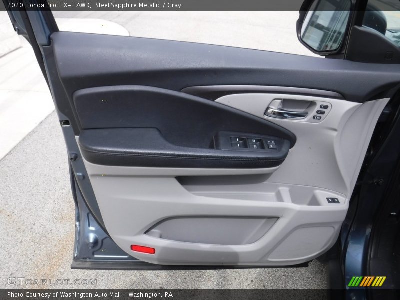 Steel Sapphire Metallic / Gray 2020 Honda Pilot EX-L AWD