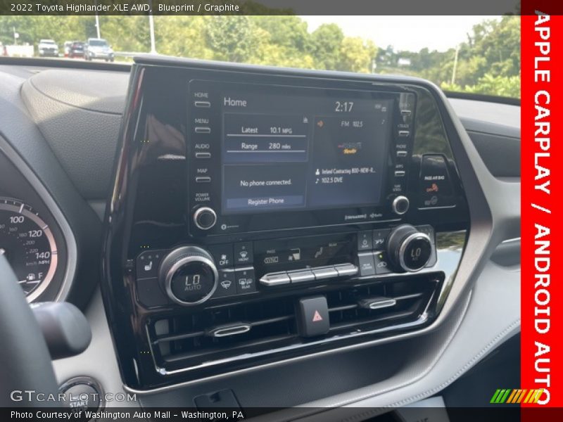 Blueprint / Graphite 2022 Toyota Highlander XLE AWD