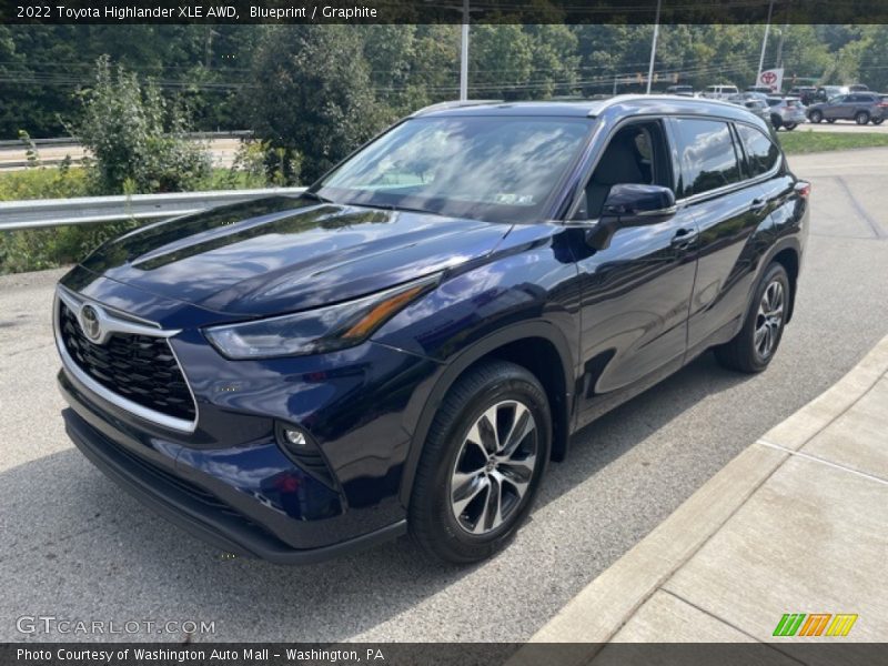 Blueprint / Graphite 2022 Toyota Highlander XLE AWD