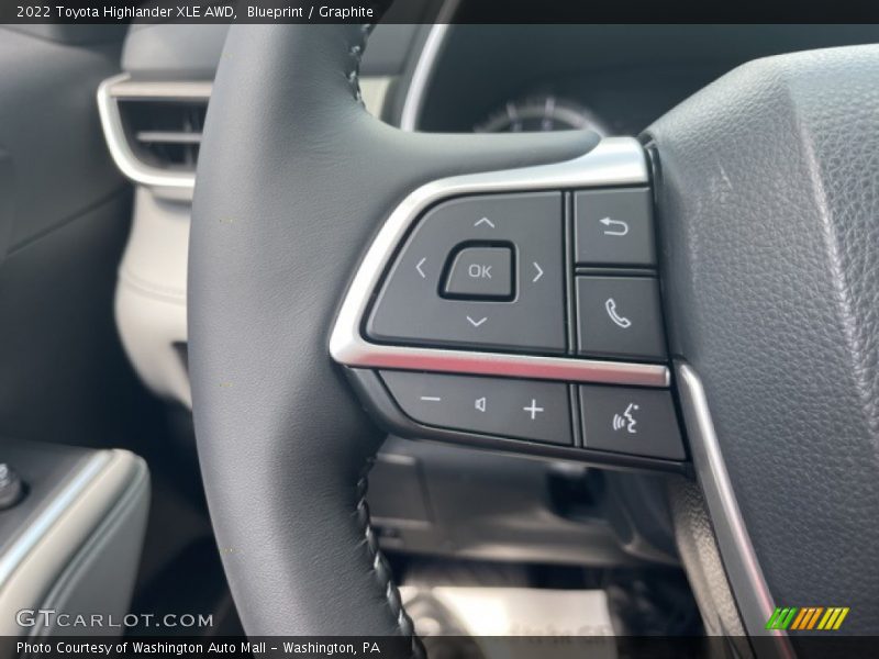 Blueprint / Graphite 2022 Toyota Highlander XLE AWD