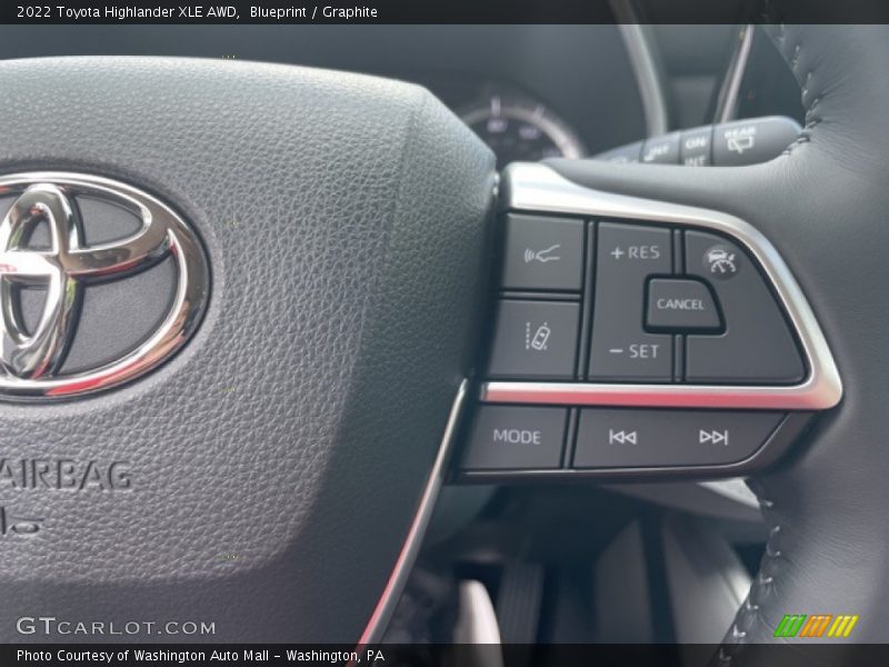 Blueprint / Graphite 2022 Toyota Highlander XLE AWD