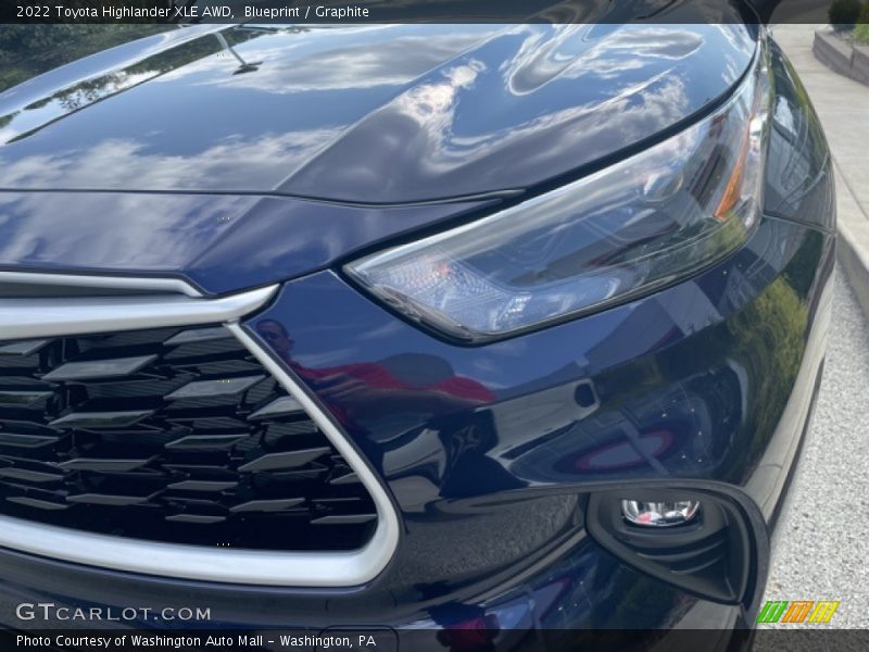 Blueprint / Graphite 2022 Toyota Highlander XLE AWD