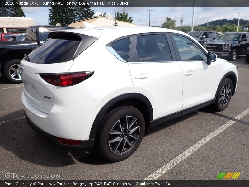 Snowflake White Pearl Mica / Black 2018 Mazda CX-5 Touring AWD