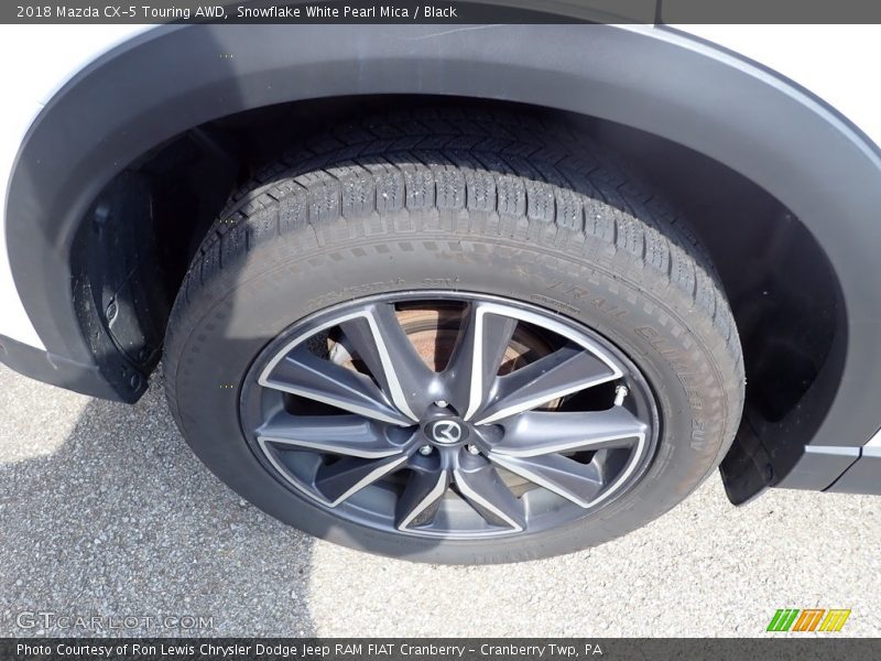 Snowflake White Pearl Mica / Black 2018 Mazda CX-5 Touring AWD