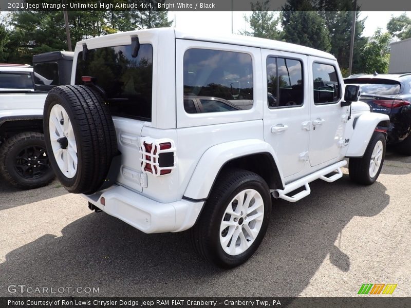 Bright White / Black 2021 Jeep Wrangler Unlimited High Altitude 4x4