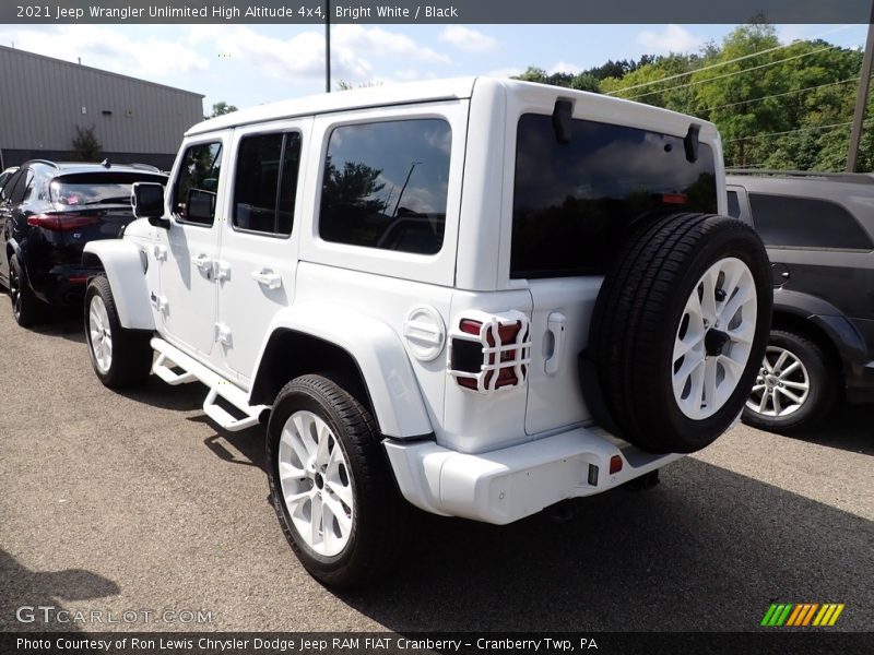 Bright White / Black 2021 Jeep Wrangler Unlimited High Altitude 4x4
