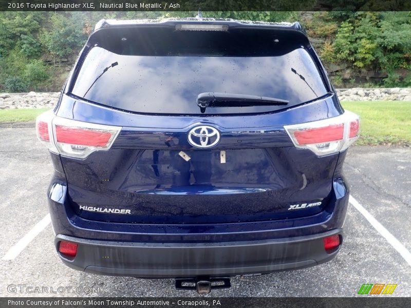 Nautical Blue Metallic / Ash 2016 Toyota Highlander XLE