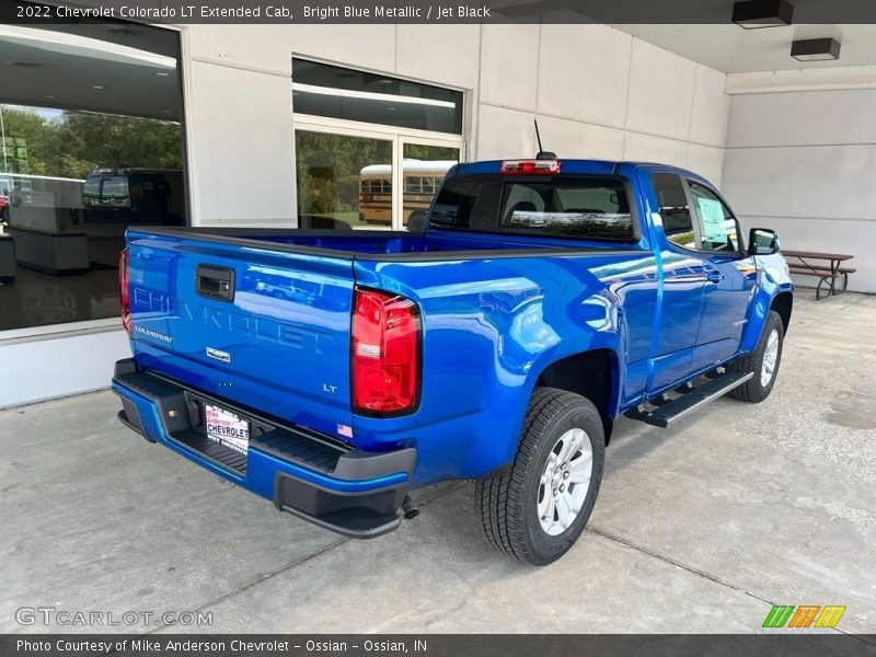 Bright Blue Metallic / Jet Black 2022 Chevrolet Colorado LT Extended Cab