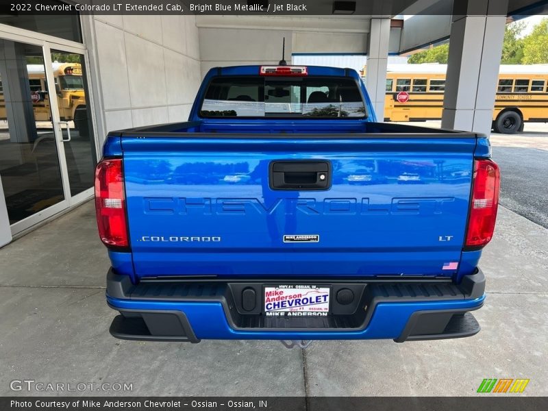 Bright Blue Metallic / Jet Black 2022 Chevrolet Colorado LT Extended Cab