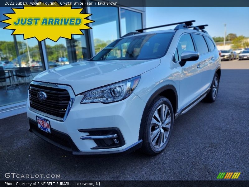 Crystal White Pearl / Java Brown 2022 Subaru Ascent Touring