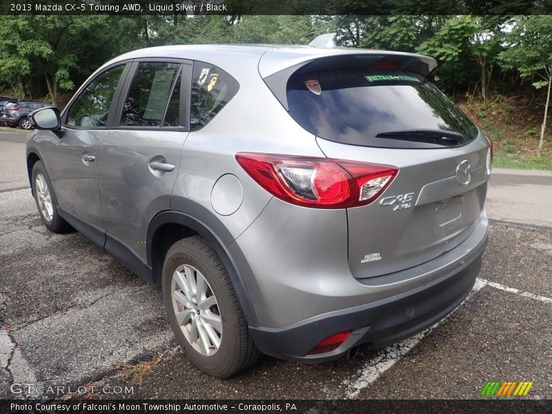 Liquid Silver / Black 2013 Mazda CX-5 Touring AWD