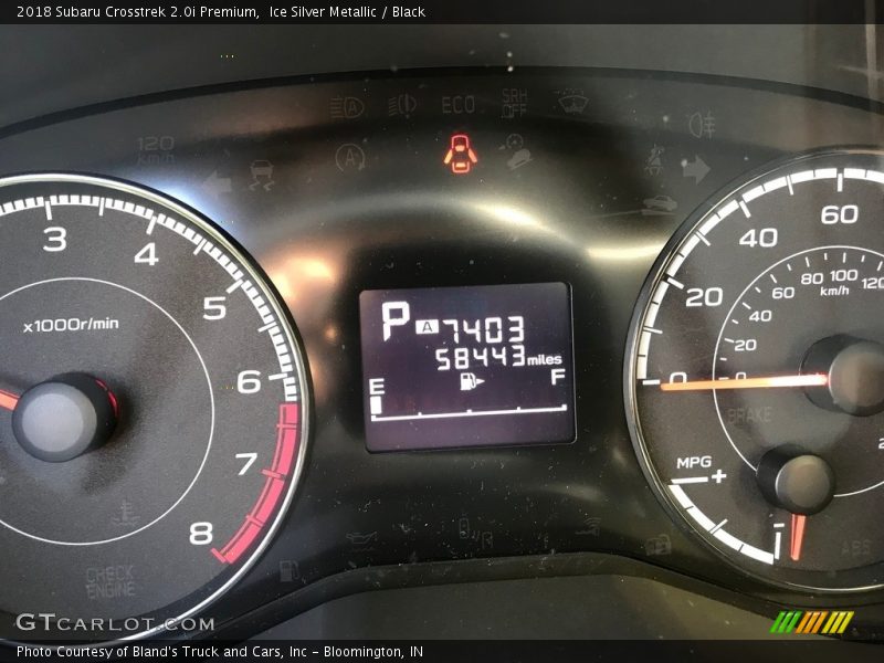 Ice Silver Metallic / Black 2018 Subaru Crosstrek 2.0i Premium