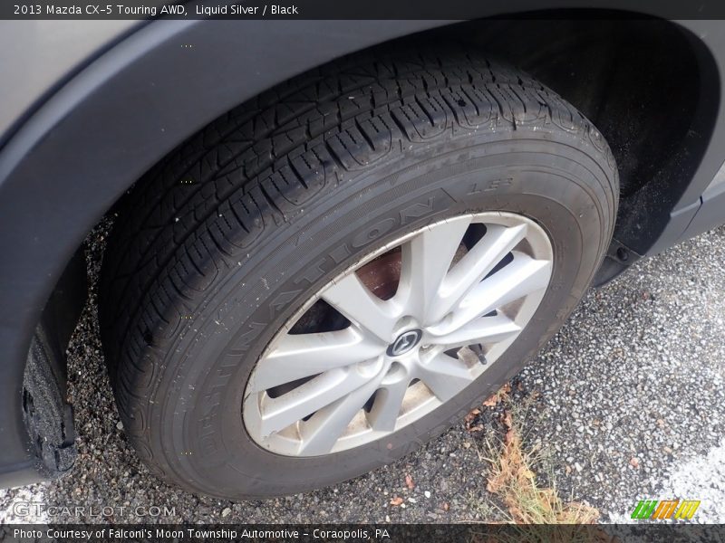 Liquid Silver / Black 2013 Mazda CX-5 Touring AWD